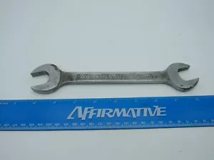 "Vintage BLEI PLVMB Nr. 3040 OFFENES ENDE KIESELFINISH SCHRAUBENSCHLÜSSEL 13/16"" - 7/8" - Bild 1 von 3