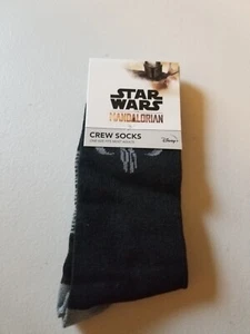 CULTUREFLY STAR WARS THE MANDALORIAN KNIT CREW SOCKS NWT ONE SIZE FITS MOST - Picture 1 of 3