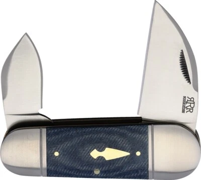 Rough Ryder Reserve 006 Rhino Toe Folding Knife D2 Steel Blades Micarta Handles - Image 1 of 2