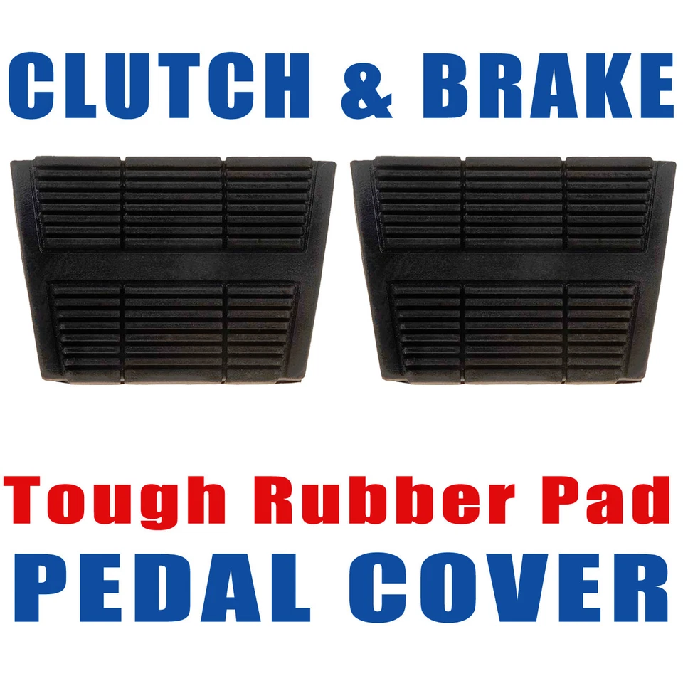 Cubierta de pedal de freno de embrague de repuesto almohadilla de goma resistente para camioneta GMC SUV Foto 1 de 4
