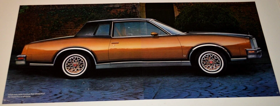 1980 Pontiac Grand Prix LJ Original Dealer Advertisement Print Ad 80 T Tops - Image 1 of 2