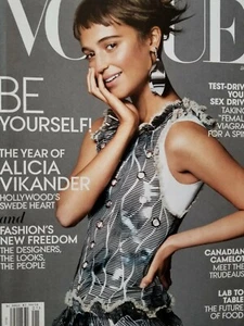 january 2016 Vogue Alicia Vikander sexy cover + S_x on the Brain - Picture 1 of 12