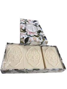 Saponificio Artigianale Fiorentino Saponi di Lusso Confezione da 3/Made Italy/GARDENIA/NUOVI! - Foto 1 di 5