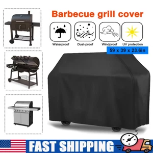 Large BBQ Gas Grill Cover 59" Barbecue Waterproof Outdoor Heavy Duty Protection - Picture 1 of 20