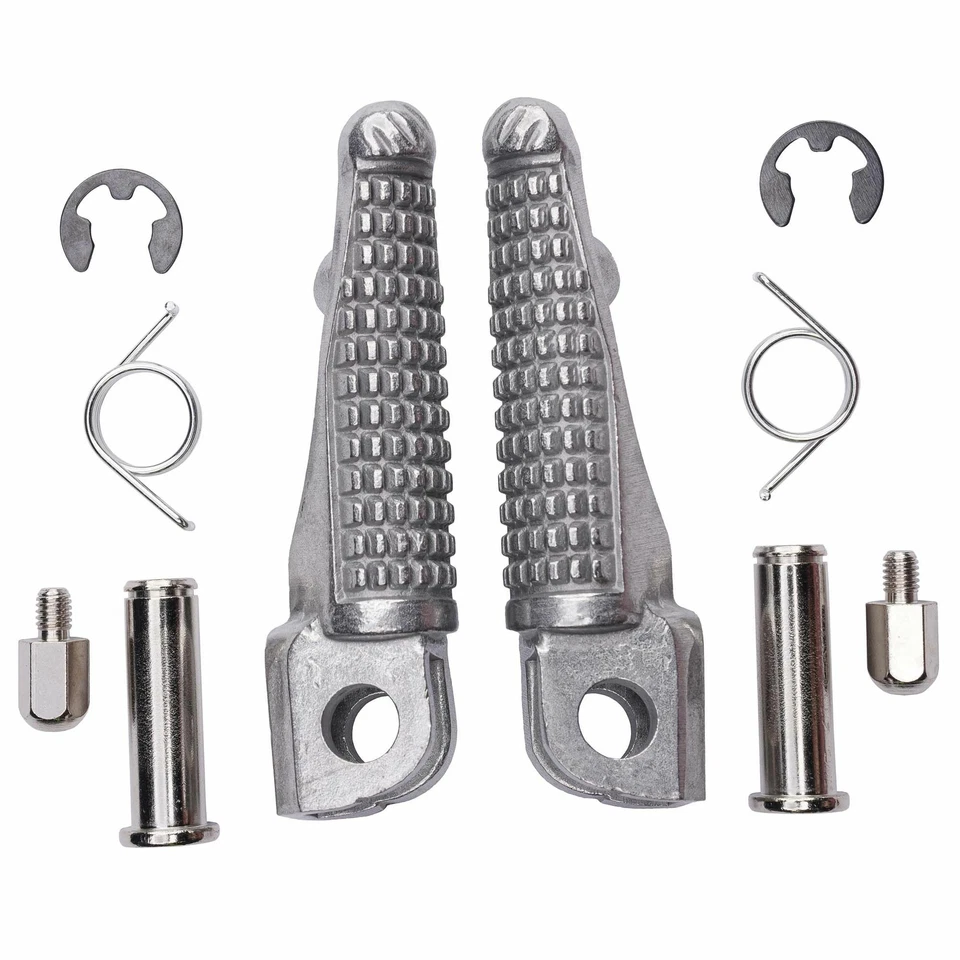 Front Foot Pegs For Kawasaki ER-6F ER-6N ZX6R ZX9R ZX10R Ninja Z750 Z1000 - Image 1 of 1