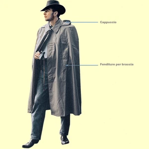 Mantello NVA DDR Pioggia Cappuccio Mantella Poncho Impermeabile NUOVO Tg.XL - Imagen 1 de 10