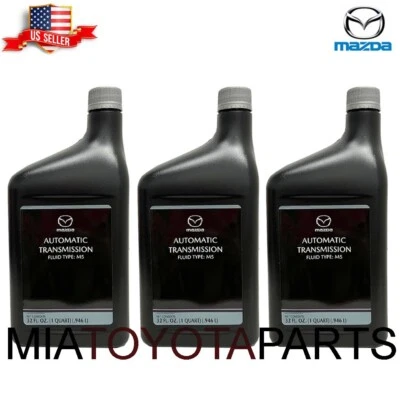 3 Pk Genuine Mazda OEM Automatic Transmission Fluid 0000-77-112E-01 Type M5 3Qts - Image 1 of 4