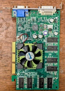Dell U0842 NVIDIA Quadro FX500 128MB DDR 128-Bit DVI/VGA AGP 8X Video Card GPU - Picture 1 of 1