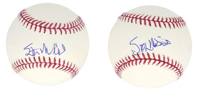 Stan Musial Signed OML Segil Baseball Collection (2) - PSA/DNA - Image 1 of 2