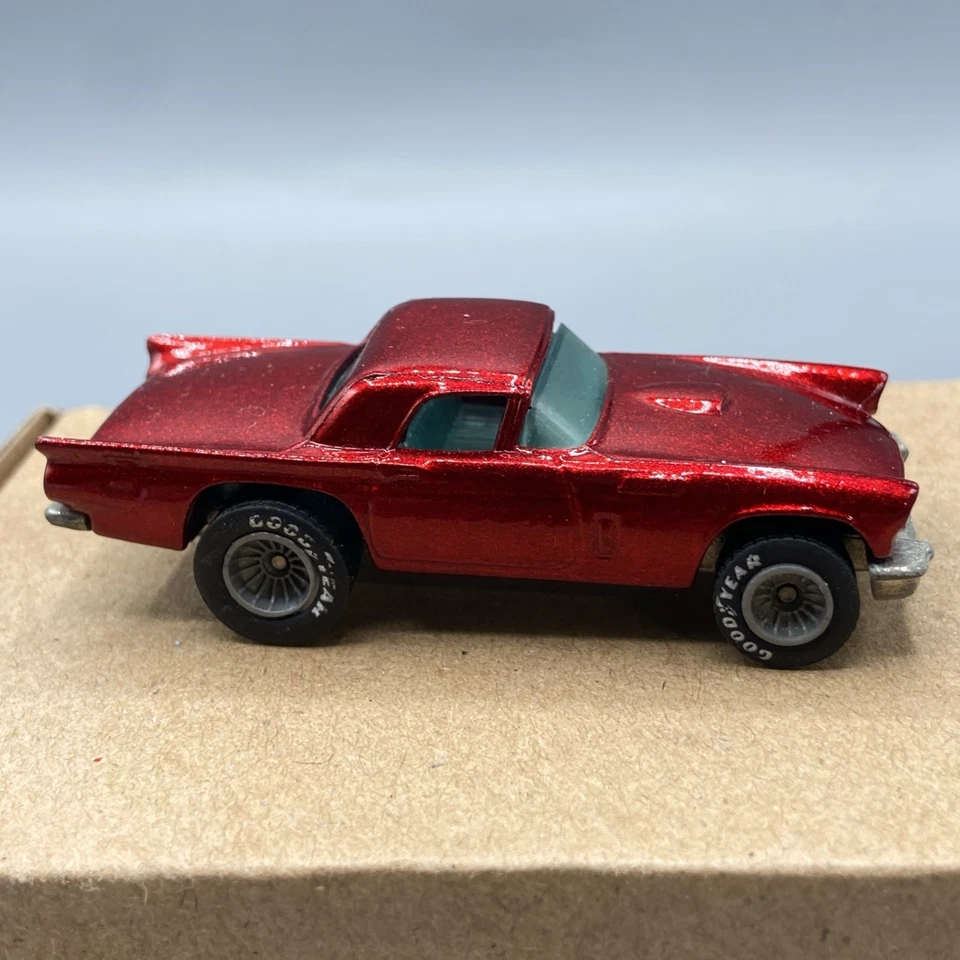 1977 Vintage Hot Wheels Real Riders '57 T-Bird Real Rubber Tires 1:64 F2 - Image 1 of 4