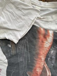 T-shirt vintage Bruce Springsteen tour europeo taglia L invecchiata grunge sbiadita - Foto 1 di 16