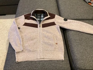 Buffalo David Bitton Herren Strickjacke Pullover Reißverschluss gefüttert Large Jacke - Bild 1 von 8