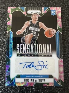 2024-25 Prizm Tristan Da Silva Fiore di Loto Firme Sensazionali Auto RC #/18 - Foto 1 di 4