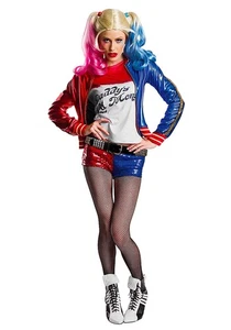 Rubies DC Villains Suicide Squad Harley Quinn Kostüm für Erwachsene Damen klein - Bild 1 von 8