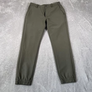 Uniqlo Jogginghose Herren Small Olivgrün Ankle Tapered Leicht Stretch Reise - Bild 1 von 9