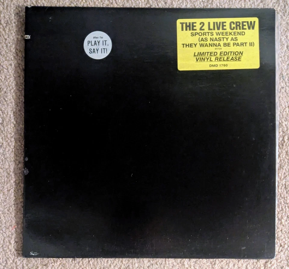 2 LIVE CREW SPORTS WEEKEND (AS NASTY AS THEY WANNA BE PART II) 2LP VINYL  - Image 1 of 4