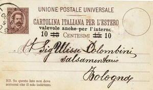 2961 CAGLIARI X BOLOGNA 1890 - Picture 1 of 1