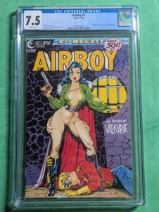 Airboy #5 1986 CGC 7.5 Dave Stevens Iconic SEXY copertina omaggio, Valchiria! - Foto 1 di 10