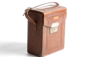 Leder Tasche Fototasche leather case für for Maße: 18x14x8, Plattenkamera camera - Bild 1 von 8