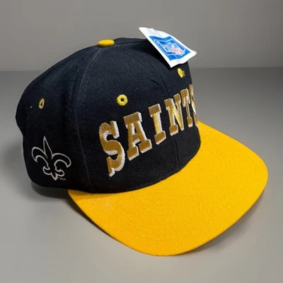 De colección Nuevo con Etiquetas New Orleans Saints Equipo NFL Ajustable Snap Back Sombrero OSFM Foto 1 de 4