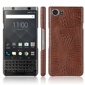 For BlackBerry Keyone Key2 Phone Case Shell Crocodile Texture Anti Shock Cover - Picture 1 of 20