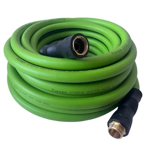 Garden Hose 5/8 in x 15 ft, Hybrid, No Kink, Heavy Duty, Lightweight, Flexibl... - Picture 1 of 6