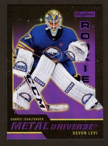 Skybox Metal Universe Purple Spectrum FX/199 Devon Levi #R-15 RC 2023-24 - Imagen 1 de 2