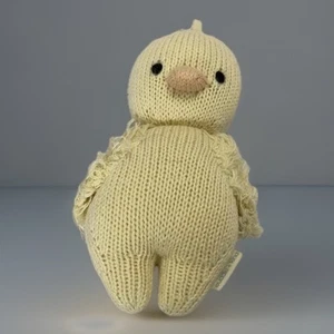 Cuddle and Kind Baby Duckling 7" Baby Animal Knit Plush Hand Made Bird Peru - Picture 1 of 12