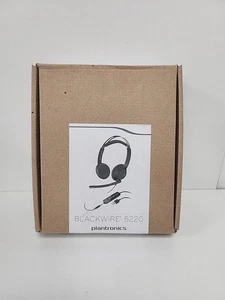 Casque bandeau noir Plantronics Blackwire 5220 (stéréo, USB) NEUF - Photo 1/5
