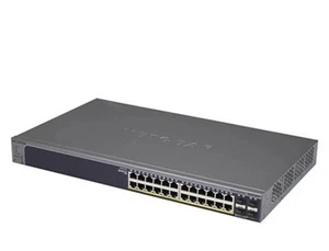 NetGear ProSafe GS728TP 24-Port PoE Rack-Mountable Ethernet Smart Switch - Picture 1 of 1