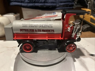 Texaco The Texas Company Petroleum & ITS Products 1910 Mack Senior Bank sin llave Foto 1 de 4
