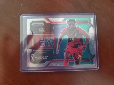 2022 Panini Prizm World Cup Qatar - [New Era Insert] Jeremy Doku #36 - Image 1 of 2