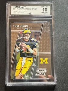 Tom Brady 2016 Panini Prizm College 95 CCG 10 RC - Picture 1 of 2