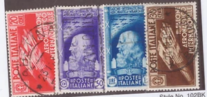 Italy Scott# 345-348 used - Picture 1 of 1