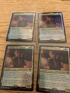 FOIL BUTTERBUR, BREE INNKEEPER X4 The Lord Of The Rings MTG 
