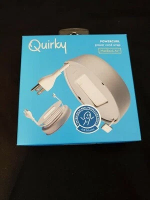 Quirky PowerCurl White PowerCurl 45 Grey Macbook Air Cord Wrap (13032-13034) - Image 1 of 3
