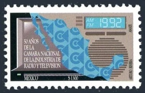 Mexico 1758, MNH. Michel 2321. National Council of Radio & Television, 1992. - Picture 1 of 1