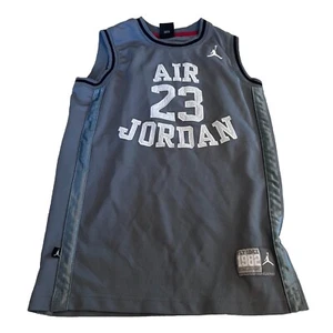 Air Jordan #23 Cool Grey Jordan Brand Jersey Youth L Fly Since 1982 Stitched - Picture 1 of 5