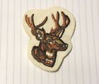 Vintage Whitetail Buck Patch, Deer Patch