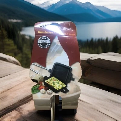 Camp Chef Cast Iron Square Pudgy Pie Maker Pudgie Sandwich Camp Fire Cooker - Image 1 of 3