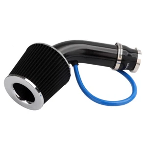 Cold Air Intake Filter Induction Kit Pipe Power Flow Hose System Car Black Color - Picture 1 of 12