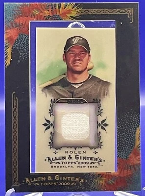 2009 Topps Allen & Ginter Scott Rolen Game Used Jersey Relic SP #AGR-SR - Image 1 of 2