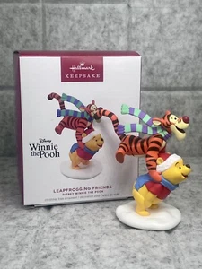 2024 Hallmark Keepsake Ornament Disney Winnie The Pooh Leapfrogging Friends NEW - Picture 1 of 9