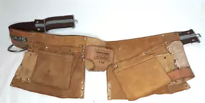 Genuine Leather Action Leathercraft Super Swinger Professional Tool Belt 1527 - Picture 1 of 6