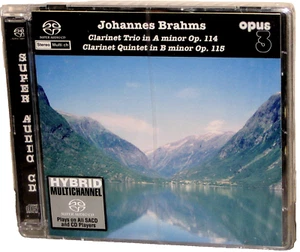 OPUS 3 SACD-22021: Brahms - Clarinet Trio / Quintet - Fageus - 2005 GERMANY SS - Picture 1 of 2