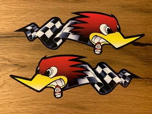 2x Hot Rod Aufkleber USA Oldtimer Biker Tankaufkleber Motorrad Sticker V2 V8 302 - Picture 1 of 1