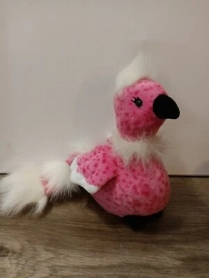 Webkinz Ganz Cherry Blossom Pink Bird White Plush Stuffed Animal Toy HM455 - Image 1 of 4