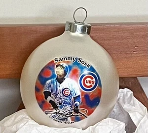 Sammy Sosa Chicago Cubs MLB Christmas Tree Ornament - Picture 1 of 4