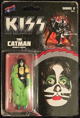KISS ~ FIGURA DE ACCIÓN CATMAN / PETER CRISS ~ DINASTÍA ~ BIF BANG POW 2016 Foto 1 de 3