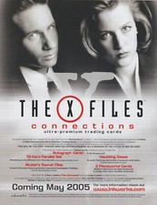 2005 THE X-FILES CONNECTIONS DEALER SELL SHEET 2-SIDED